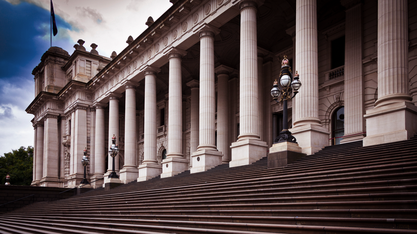 Government institution building symbolising secure, scalable and AI-ready data platforms for the public sector.